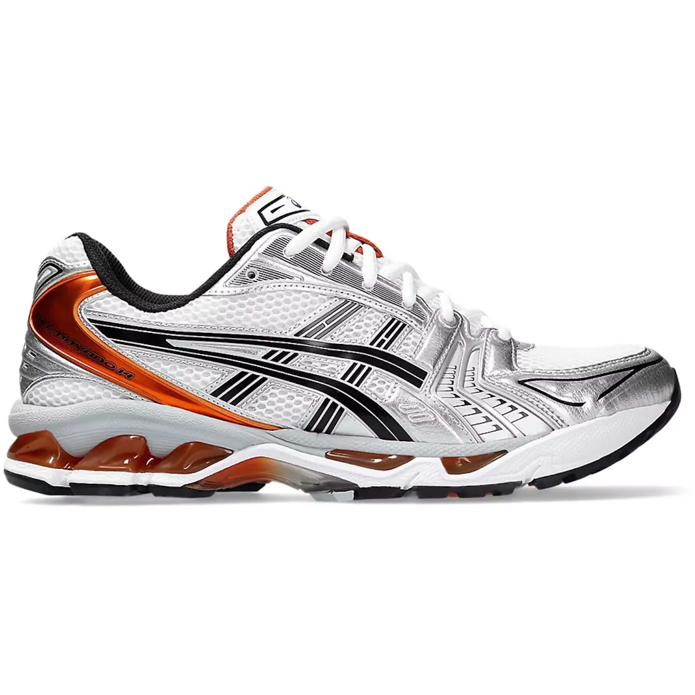 Asics Gel-Kayano 14 White/Piquant Orange