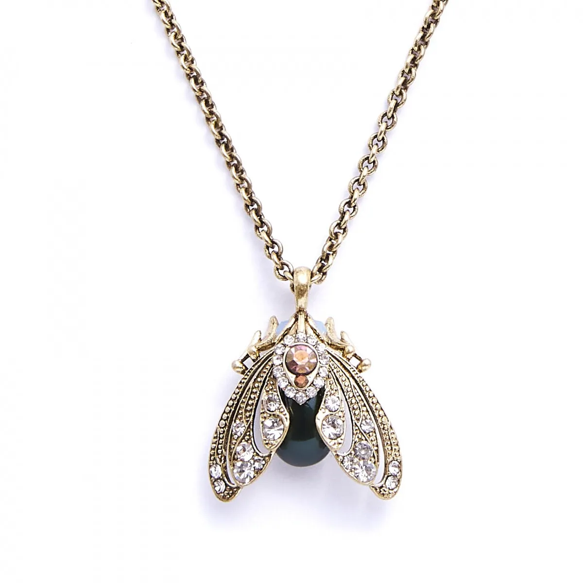 BS Moth Pendant Tahition Pearl