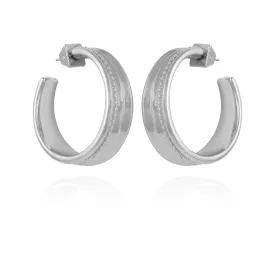 Chunky Open Hoop Earrings