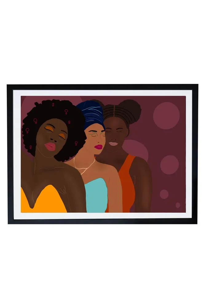 Collective Joy By Lucy J Turner - Available Framed or Unframed