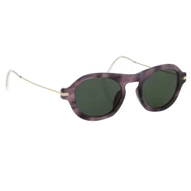 Dries Van Noten Unisex Oval Grey Sunglasses DVN31C4SUN