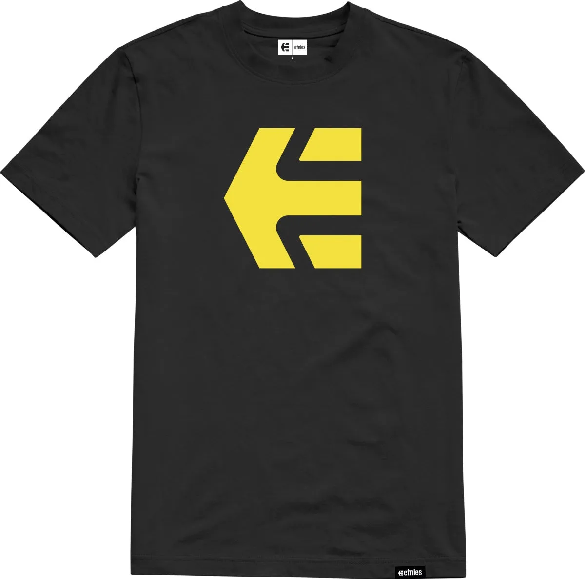 etnies Icon Tee, Black Yellow