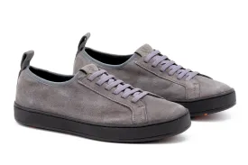 MD Signature Sheep Skin Suede Sneakers - Stone