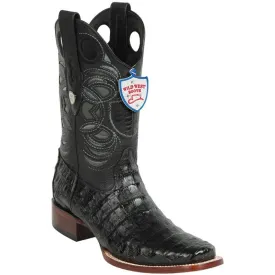 Men's Wild West Caiman Belly Skin Rodeo Toe Boot 28188205