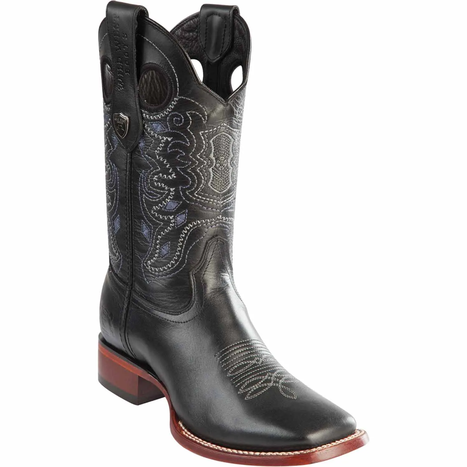 Men's Wild West Genuine Leather Ranch Toe Boot 28243805