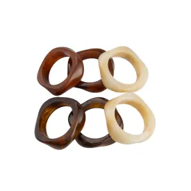 Pre Order:  Boho Stackable Acrylic Resin Chunky Bangle Bracelet